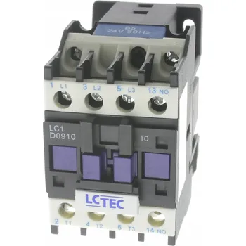 Stykač LC silový stykač 3P 9A 24V AC 3NO 3NO+1NO 3Z 3Z+1Z