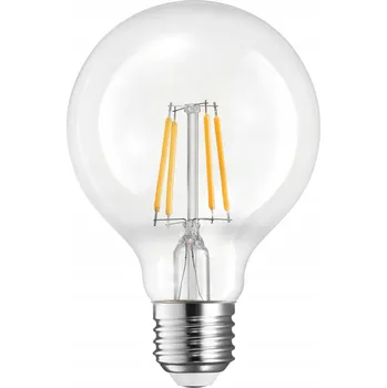 Žárovka LED žárovka E27 G80 Filament Edison Dekorativní 6W Teplá bílá