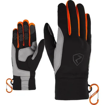 Lyžařské rukavice ZIENER-GUSTY TOUCH glove mountaineering Černá 7,5