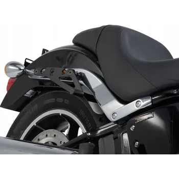 Zavazadlo na motocykl PRAVÝ BOČNÍ NOSIČ SLH SW-MOTECH HARLEY-DAVIDSON SOFTAIL LOW RIDER/ S (17-), ČERNÝ