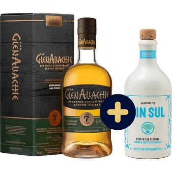 Whisky The GlenAllachie Hungarian Oak Finish 7 letá + Gin Sul zdarma (set 1 x 0.7 l, 1 x 0.5 l)