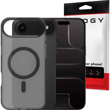 Pouzdro na mobilní telefon Pouzdro pro iPhone 17 Air DO MAGSAFE ZESÍLENÝ OCHRANNÝ MATNÝ ČERNÝ