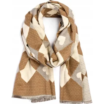 Šála Agrafka šála béžová 180 cm - dámská