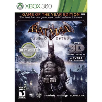 Hra pro Xbox Warner Bros Batman: Arkham Asylum – Game of the Year Edition (Xbox 360)