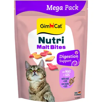 Pamlsek pro kočku GimCat Nutri Malt Bites tablety se sladovým extraktem 425 g