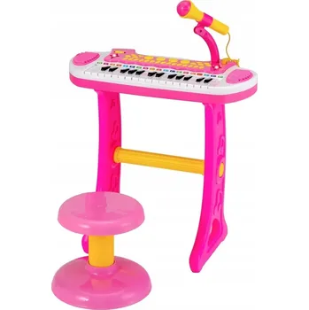 Hudební nástroj pro děti Klavír pro děti keyboard s mikrofonem a stoličkou