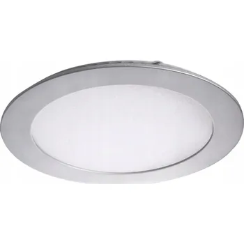 Stropní zapuštěné svítidlo Kanlux 12 W s integrovaným LED zdrojem 16,9 cm, stříbrné