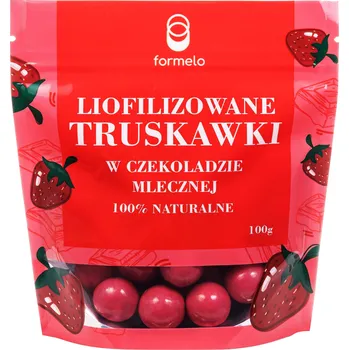 Sušená potravina LYOFILIZOVANÉ JAHODY FORMELO V ČOKOLÁDOVÉM SÁČKU