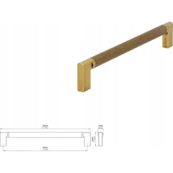 Nábytkové kování Nábytková úchytka SIRO 2457-206ZN83ZN83 starožitné zlato