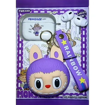 Sluchátka Słuchawki bezprzewodowe LABUBU TWS IPX4 pouzdro sada pro děti DÁREK