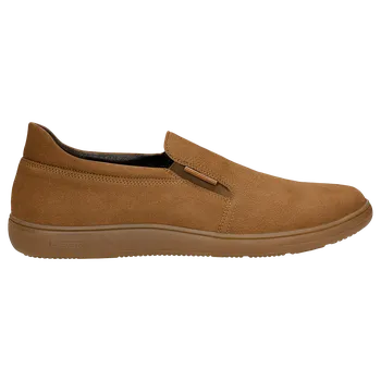 Pánské polobotky Hnědé Pánské Polobotky Z Nubuku Na Nazouvání Wojas 1025522 45