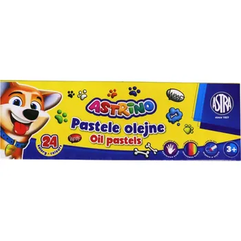 Kresba Olejové pastelky 24 barev Astrino