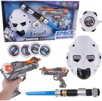 Dřevěná hračka Hračka Zbraň pro chlapce Šest let Dárek STŘELBA SVĚTLO ZVUK Super