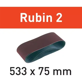 Brusný papír "Festool Brusný pás L533X75 - P40 RU2/10 Rubin 2"
