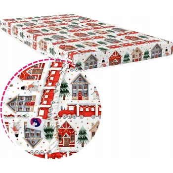 Prostěradlo Prostěradlo 100x50 s Gumou do Postýlky Přistavné Kolébky Vánoční