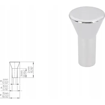 Nábytkové kování Nábytková úchytka SIRO 1581-16ZN1 chrom lesklý