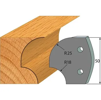 Příslušenství k frézce "IGM profil 549 - pár omezovačů 50x4mm SP"