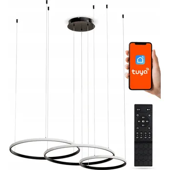 Stropní svítidlo LED Závěsná Stropní Svítidlo TUYA Aplikace pro telefon + Dálkový Ovladač 142 W