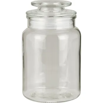 Dóza na potraviny Ib Laursen Skleněná úložná dóza Clear 1 l