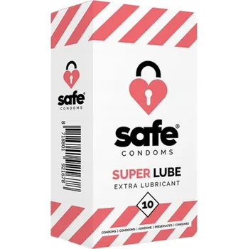 Kondomy - Safe Super Lube Kondomy Extra Lubrikované