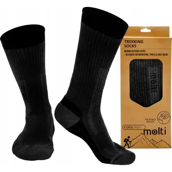 Pánské ponožky Ponožky MERINO turistické antibakteriální PRODYŠNÉ 35-38