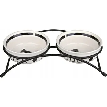 Miska pro psa Trixie misky na stojanu pro psa 2x0,6L