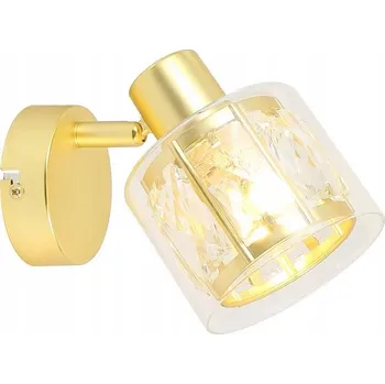 Nástěnné svítidlo Nástěnné dekorativní svítidlo glamour zlaté křišťálové Elmo 838801-36