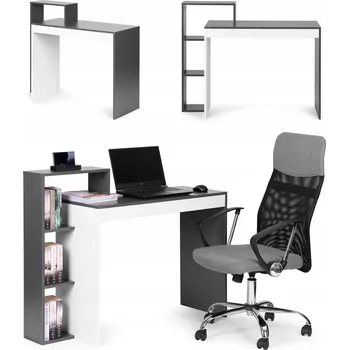 Psací stůl Obdélníkový psací stůl ModernHome, 110 x 40 x 92 cm, bílý