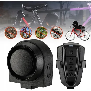 ALARM ROWEROWY S DÁLKOVÝM OVLÁDÁNÍM, VODOTĚSNÝ ALARM VLOUPÁNÍ 115 DB PRO MOTOCYKL