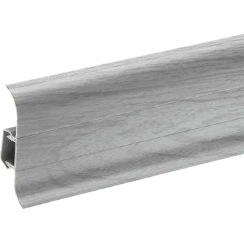 soklová lišta Egibi Lišta podlahová Canadian Design, PVC Vancouver, Dub šedý, 12x50x2500mm