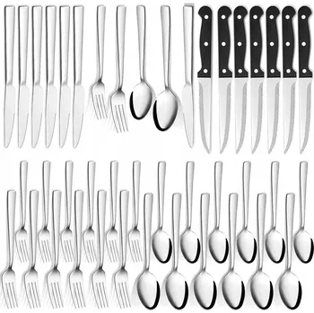 Příbor SADA PŘÍBORŮ PŘÍBORY pro 6 os KOMPLET 36el Nerezová ocel Vidličky, lžíce