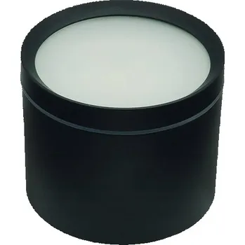 Černý SPOT CARLO přisazený voděodolný tubus GU10 osvětlení do koupelny