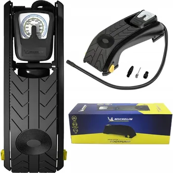 pumpička Nožní pumpa Michelin analogová, jednoplášťová, černá