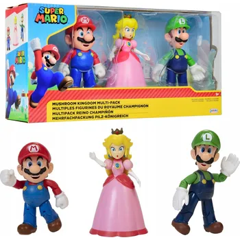 Figurka Super Mario Mushroom Kingdom – Sada 3 figurek