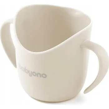 Ergonomický tréninkový hrneček FLOW béžový Babyono 1463/09