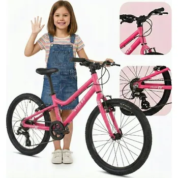 Dětské kolo Dětské kolo Attabo Knack 20" růžové 20"