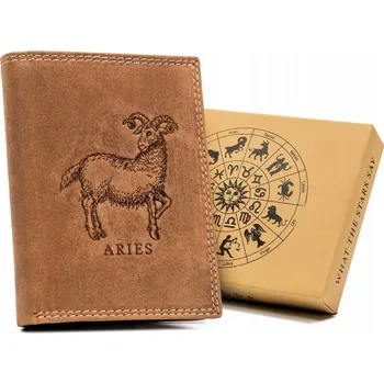 Peněženka Always Wild peněženka z pravé nubukové kůže hnědá - muž