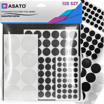 Podložka pod nábytek Filcové Podložky Pod Nábytek Židle Samolepící Velká Sada 125 kusů