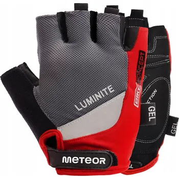 Cyklistické rukavice Cyklistické rukavice Meteor S červené