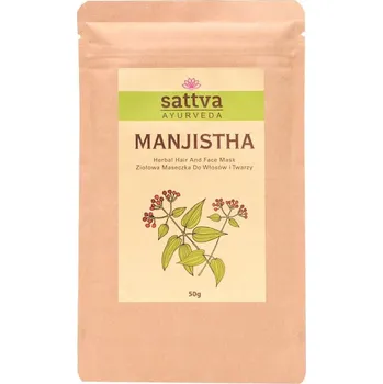 Pleťová maska Prášková maska na obličej/krk/dekolt Sattva