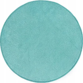 Koberec Průměr 200 cm KULATÝ PASTELOVÝ SVĚTLE MODRÝ KOBEREC CAROUSEL KOLO