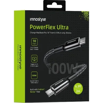 Datový kabel Kabel innostyle USB-C - USB-C 2 m černý