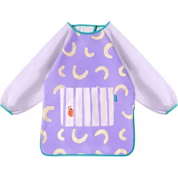 Kuchyňská zástěra Dětská Zástěra Mideer Ochranná Zástěra na Malování (Fialová)