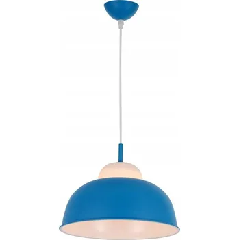 Závěsné svítidlo skandinávský design Macron modré, průměr: 30 cm