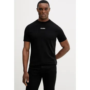 Pánské tričko Tričko Karl Lagerfeld 561221.755042 černá 99X, vel. 3XL