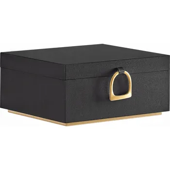 Šperkovnice SONGMICS Šperkovnice Na Bižuterii Černá, 2 patra s držadlem