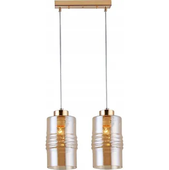 BERGEN, závěsné svítidlo, 2 světla, patice E27, zlatá barva, šířka 34 cm