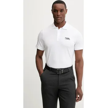 Pánské tričko Polo tričko Karl Lagerfeld 561235.745780 bílá 00X, vel. 3XL