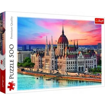 Puzzle Puzzle Trefl 500 kusů Puzzle Budapešť , Maďarsko 500