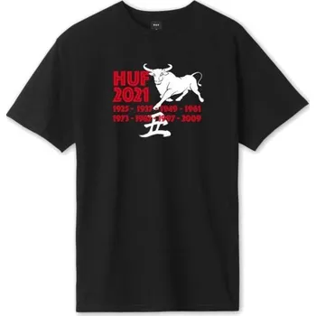 Pánské tričko TRIKO HUF YOTO YEARS S/S - černá - XL + při osobním odběru 845 Kč